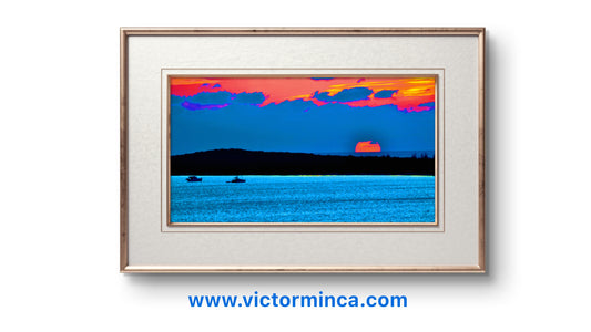 Sunset on Long Island The Bahamas