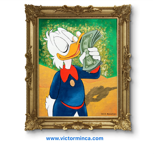 Scrooge Mcduck Kissing Money