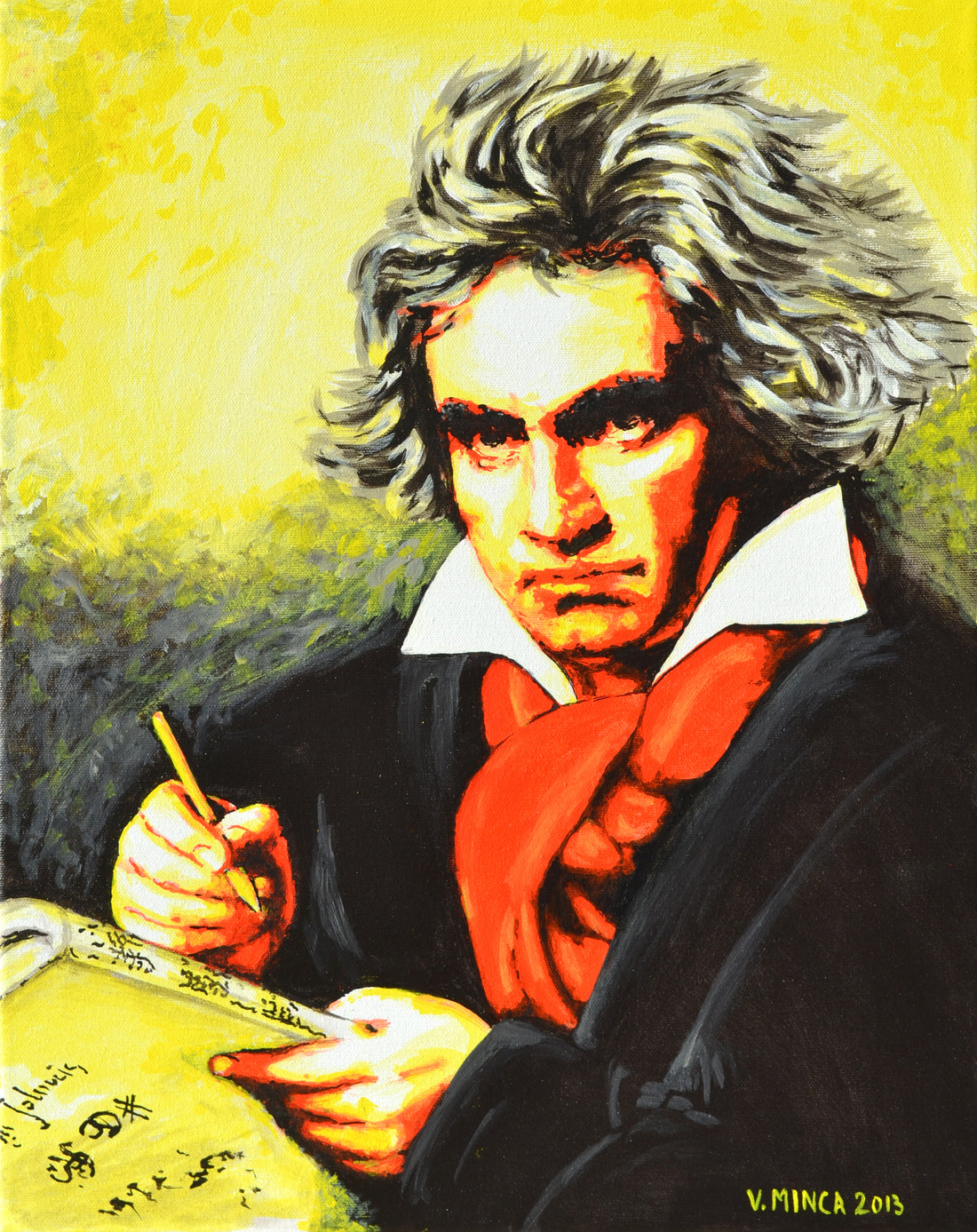 Ludwig van Beethoven (1779 - 1827) German Composer.