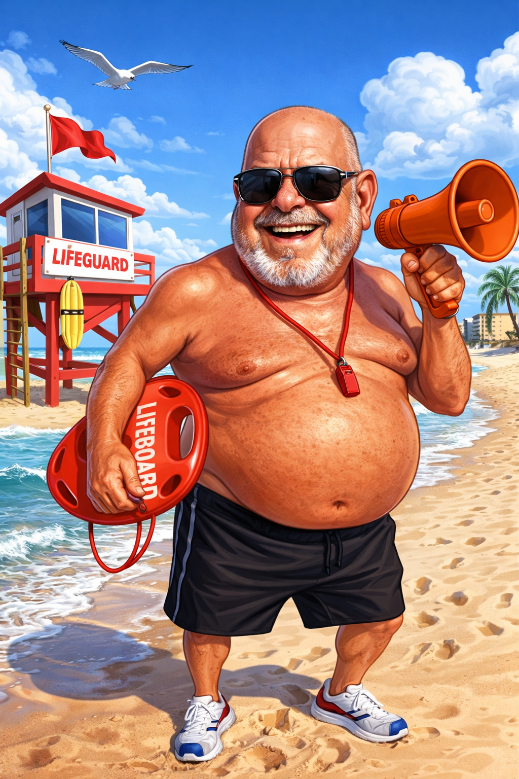 Lifeguard after Rigatoni Lunch !