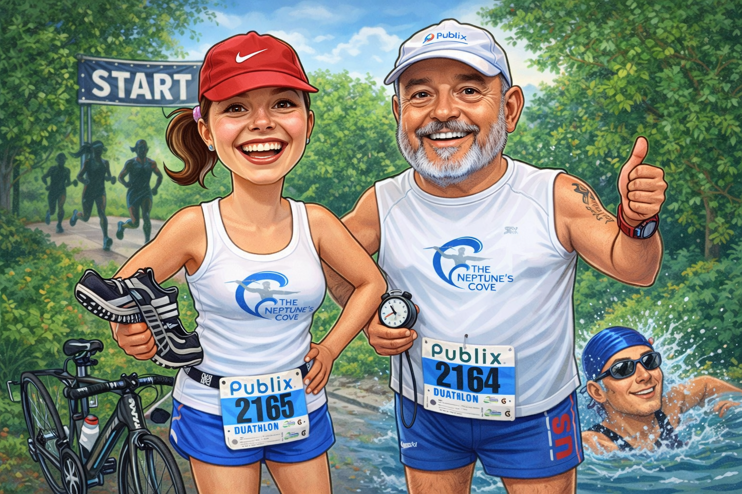 Duathlon with Bianca